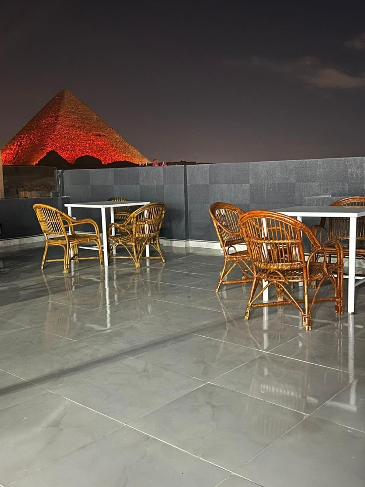 Prince Pyramids Inn Kafret el-Gabal Eksteriør billede