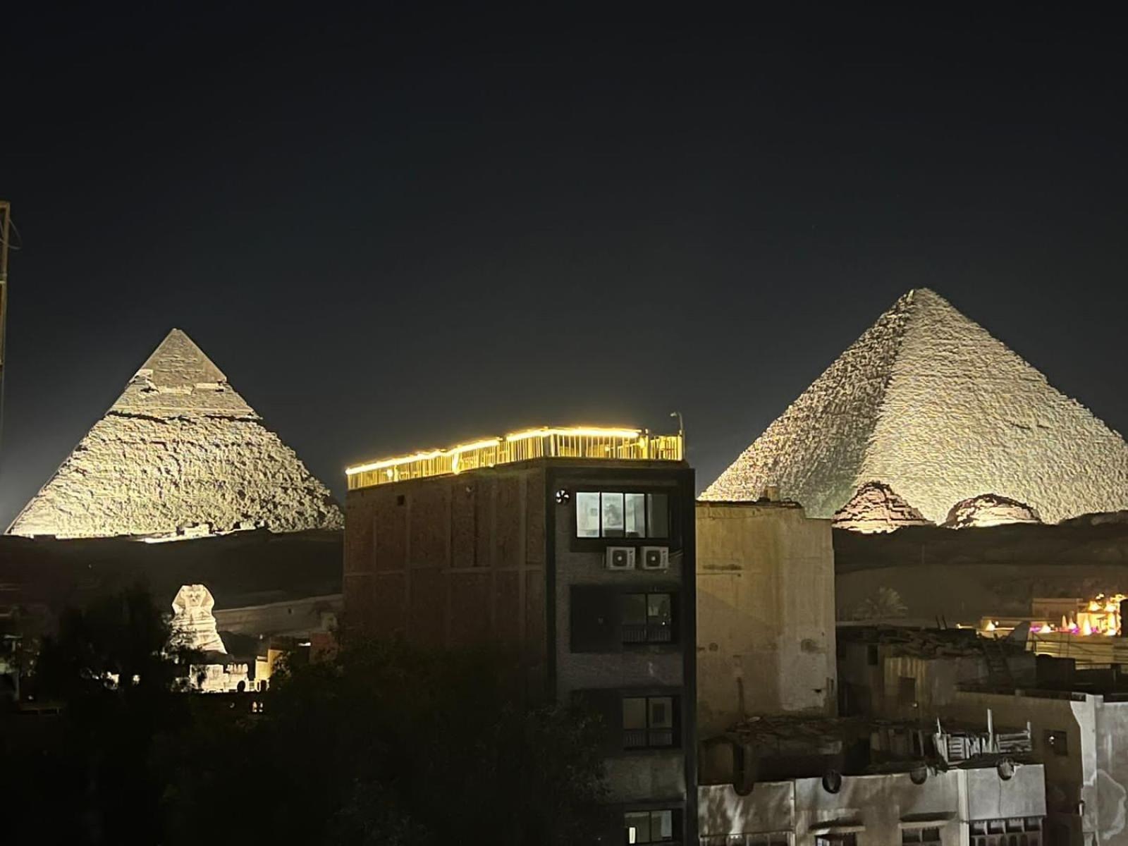 Prince Pyramids Inn Kafret el-Gabal Eksteriør billede